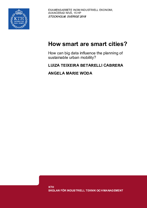 (PDF) How smart are smart cities? : How can big data influence the ...
