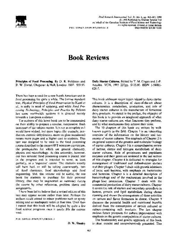 (PDF) Principles of food processing Dennis Heldman Academia.edu