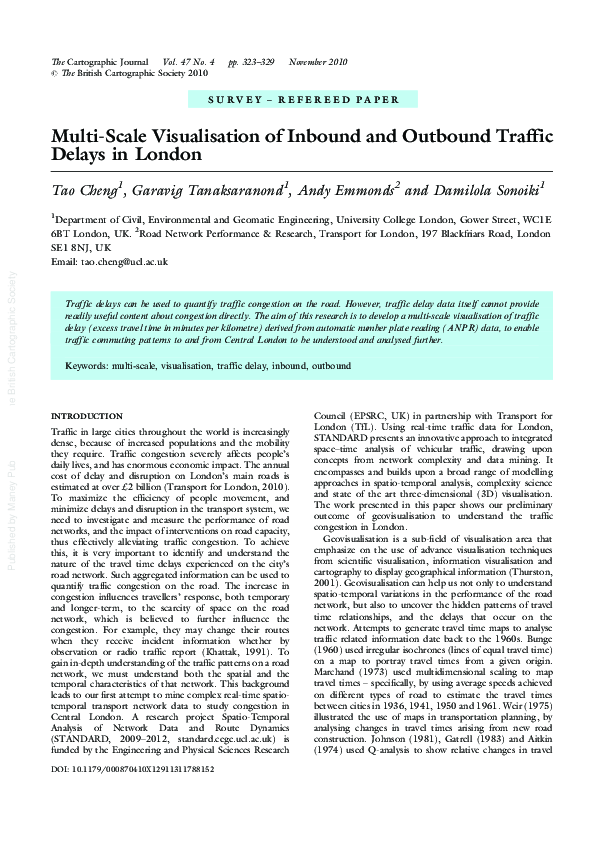 (PDF) Multi-Scale Visualisation of Inbound and Outbound Traffic Delays ...