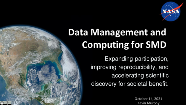 (PDF) NASA: SMD Open Source Science Data Processing and Archives Workshop