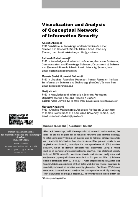 (PDF) Visualization and Analysis of Conceptual Network of Information ...