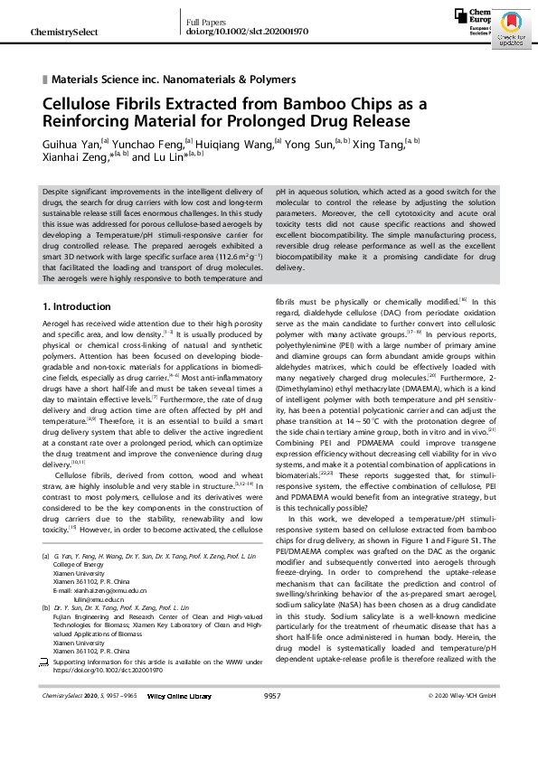 (PDF) Cellulose Fibrils Extracted from Bamboo Chips as a Reinforcing ...