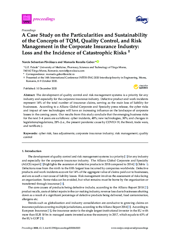 (PDF) A Case Study on the Particularities and Sustainability of the ...