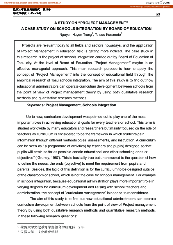 (PDF) A Study on 
