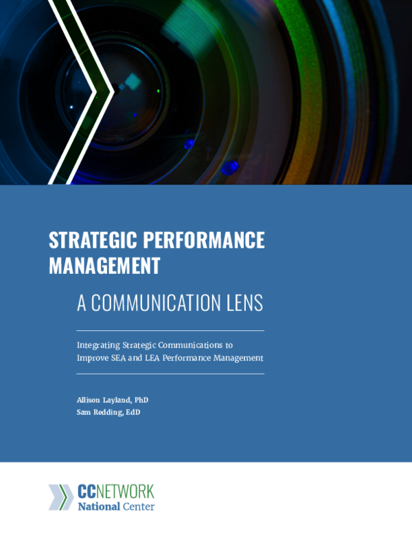 (PDF) Strategic Performance Management: A Communication Lens