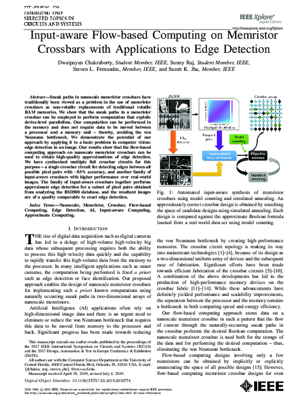 (PDF) Input-Aware Flow-Based Computing on Memristor Crossbars With ...