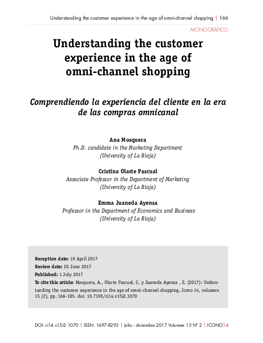 (PDF) Understanding the customer experience in the age of omni-channel ...