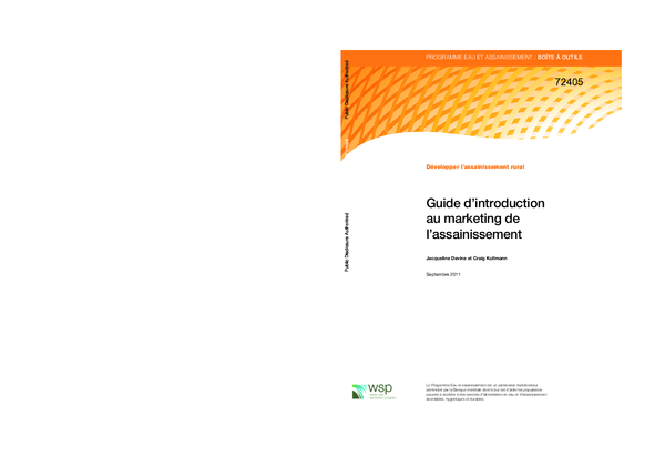 Pdf Guide Dintroduction Au Marketing De Lassainissement