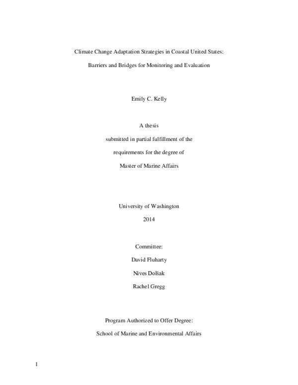 (PDF) Climate Change Adaptation Strategies in Coastal United States ...