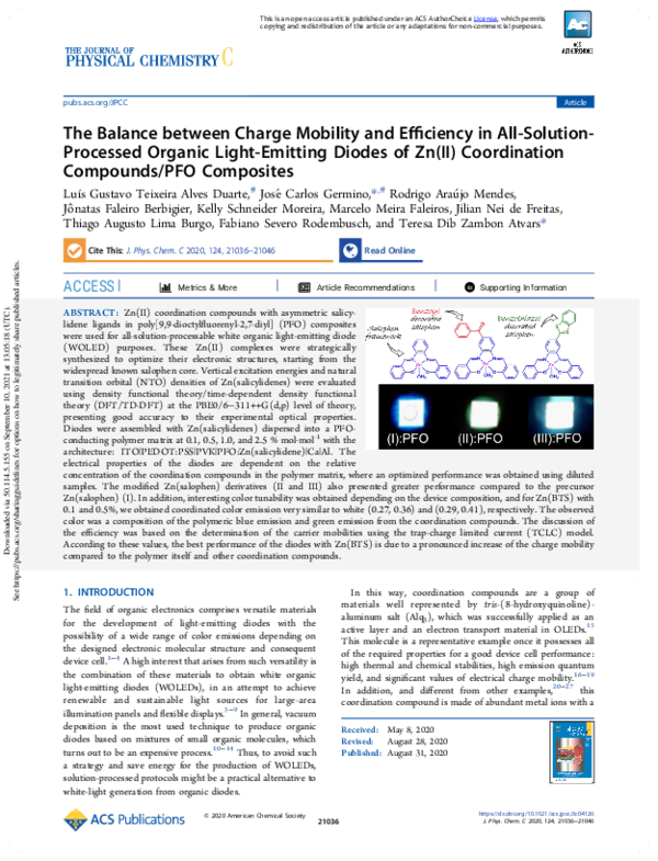 (PDF) The Balance between Charge Mobility and Efficiency in All ...