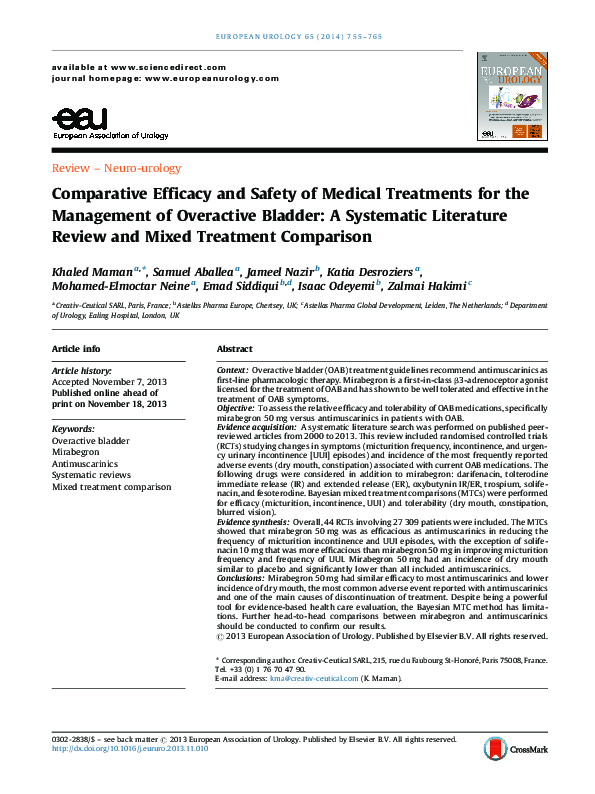 (PDF) Comparative Efficacy and Safety of Medical Treatments for the ...