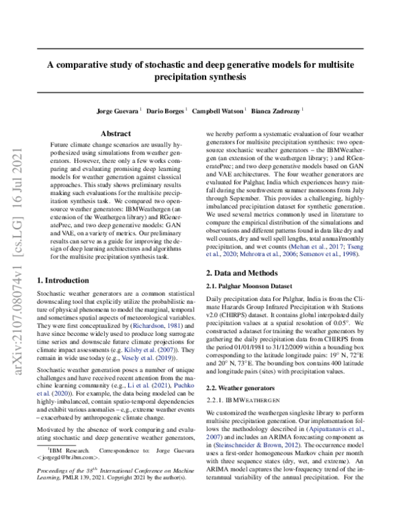 (PDF) A comparative study of stochastic and deep generative models for ...