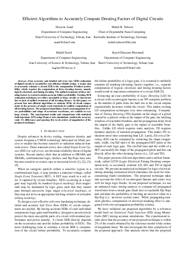 (PDF) Efficient algorithms to accurately compute derating factors of ...
