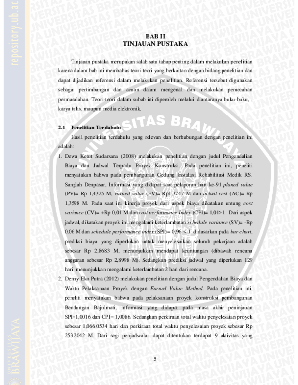  pdf penerapan konsep earned value method sebagai alat ukur kinerja