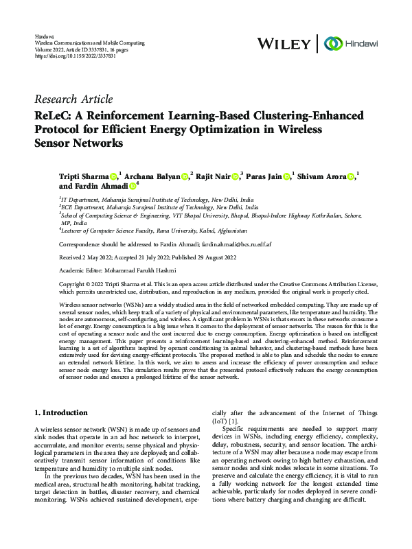 (PDF) ReLeC: A Reinforcement Learning-Based Clustering-Enhanced ...