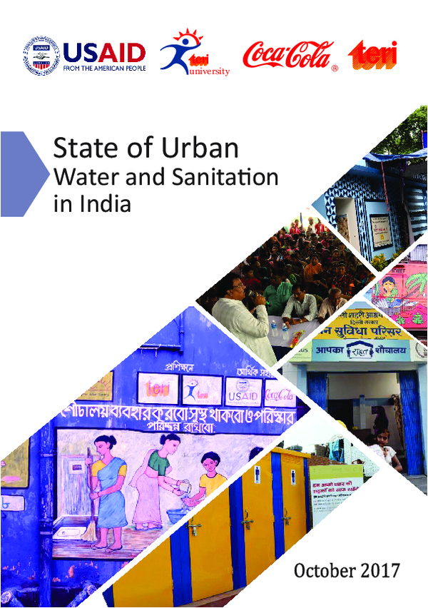 (PDF) State of Urban Water and Sanitation in India | Girija Bharat ...