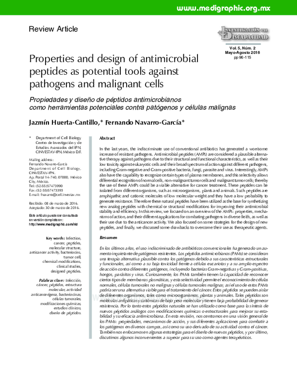 (PDF) Properties and design of antimicrobial peptides as potential ...