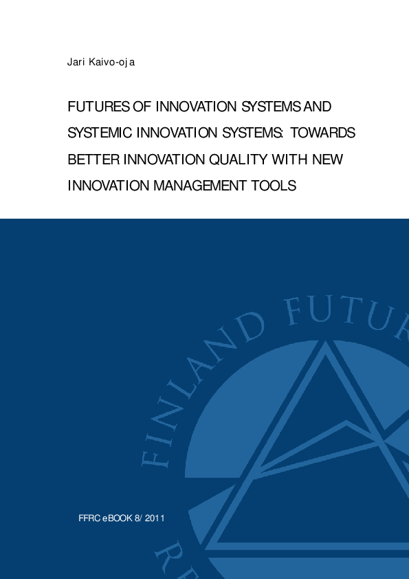 (PDF) Futures of Innovation Systems and Systematic Innovation Systems ...