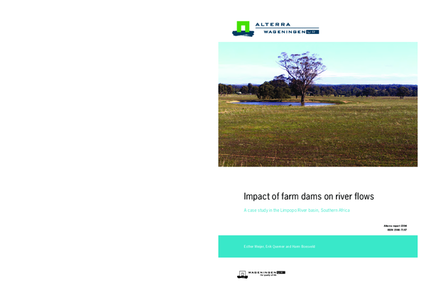 (PDF) Impact of farm dams on river flows; A case study in the Limpopo ...