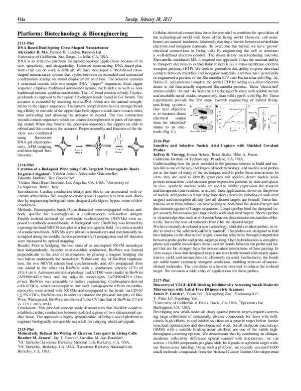 (PDF) Creation of a Biological Wire using Cell-Targeted Paramagnetic Beads
