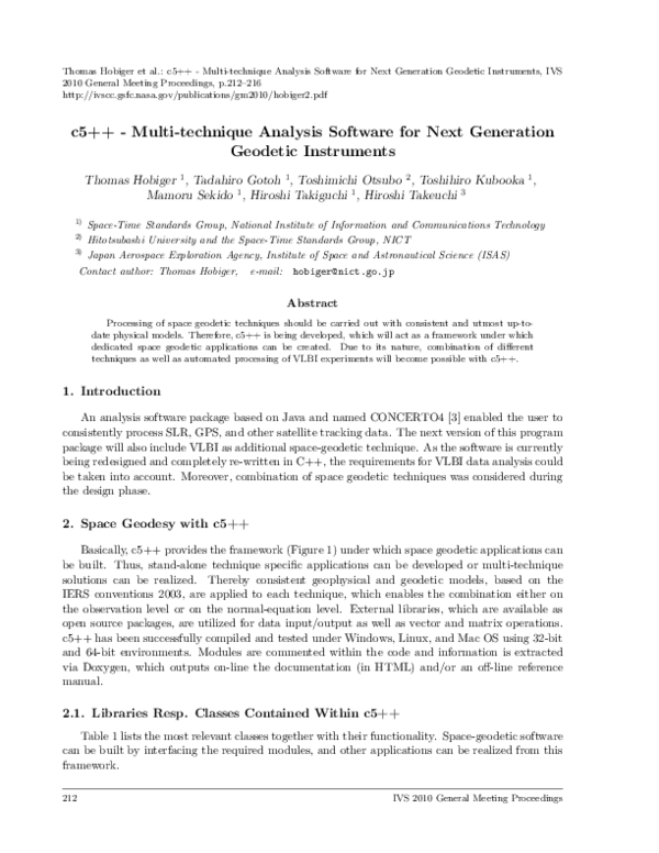 (PDF) C5++-MULTI-TECHNIQUE Analysis Software for Next Generation ...