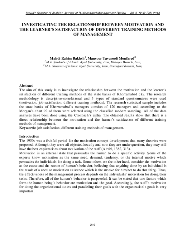(PDF) Investigating the Relationship between Motivation and the Learner ...