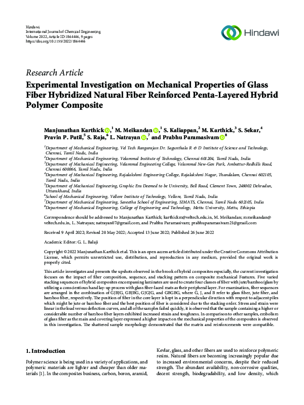 (PDF) Experimental Investigation on Mechanical Properties of Glass ...