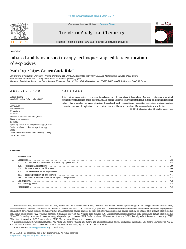 (PDF) Infrared and Raman spectroscopy techniques applied to ...