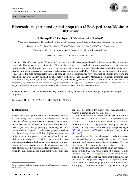 (PDF) Electronic, magnetic, and optical properties of graphene oxide ...
