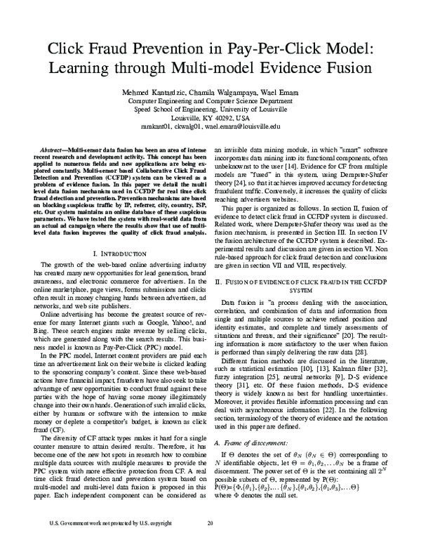 (PDF) Click fraud prevention in pay-per-click model: Learning through ...