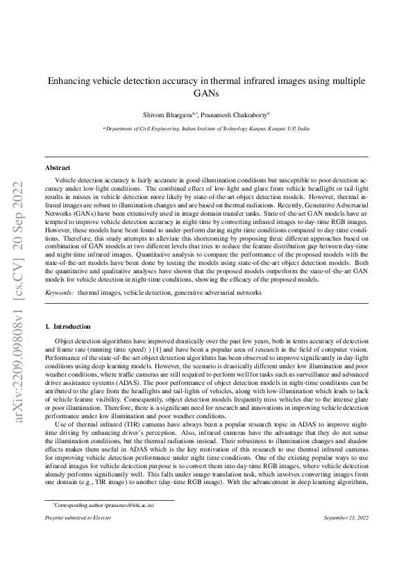 (PDF) Enhancing vehicle detection accuracy in thermal infrared images ...