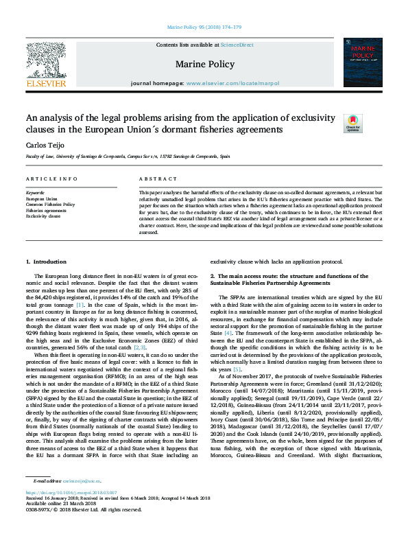 (PDF) An analysis of the legal problems arising from the application of ...