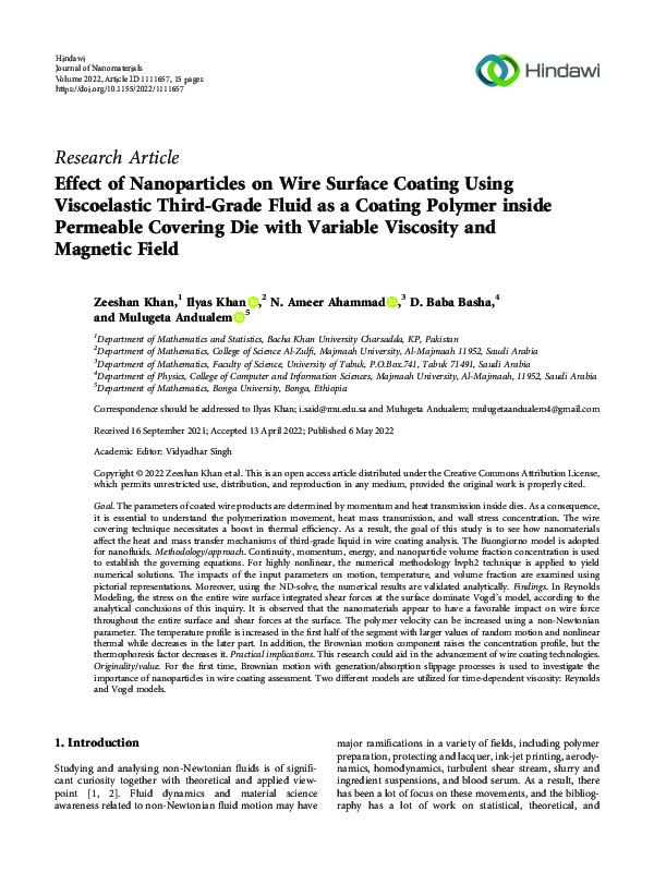 (PDF) Effect of Nanoparticles on Wire Surface Coating Using ...