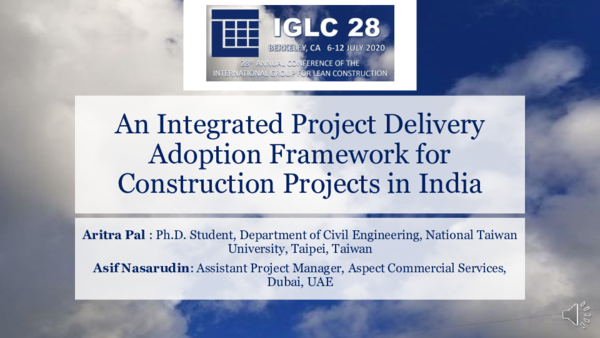 (PDF) Integrated Project Delivery Adoption Framework for Construction ...