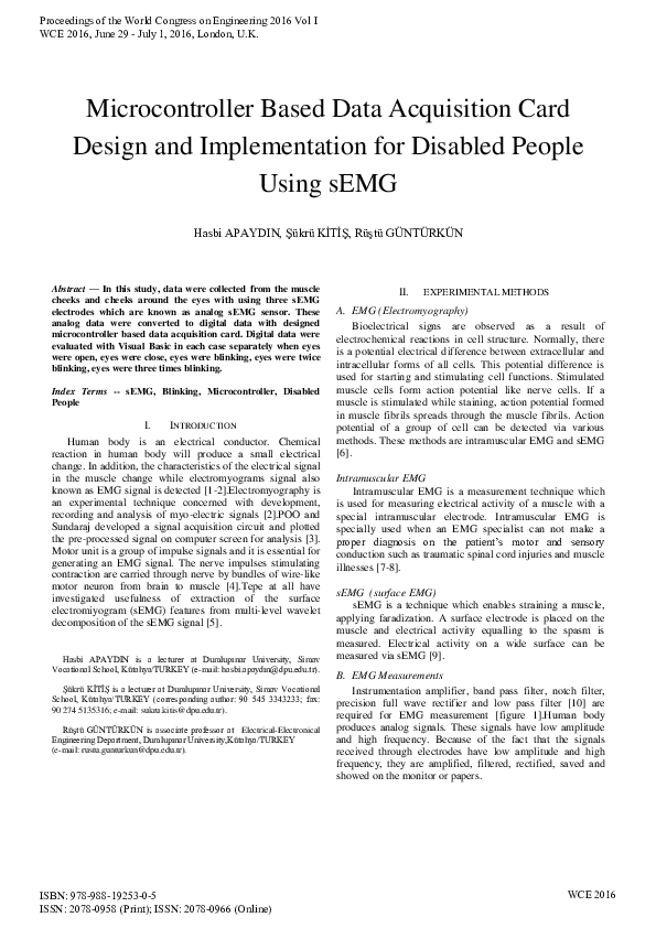(PDF) Microcontroller Based Data Acquisition Card Design and ...