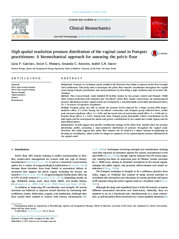 (PDF) High spatial resolution pressure distribution of the vaginal ...