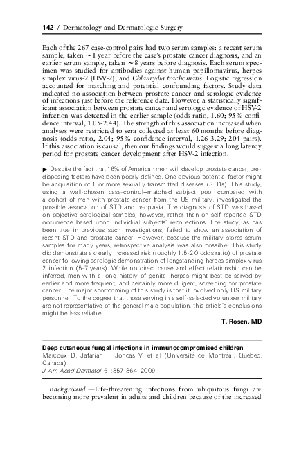 (PDF) Deep cutaneous fungal infections in immunocompromised children