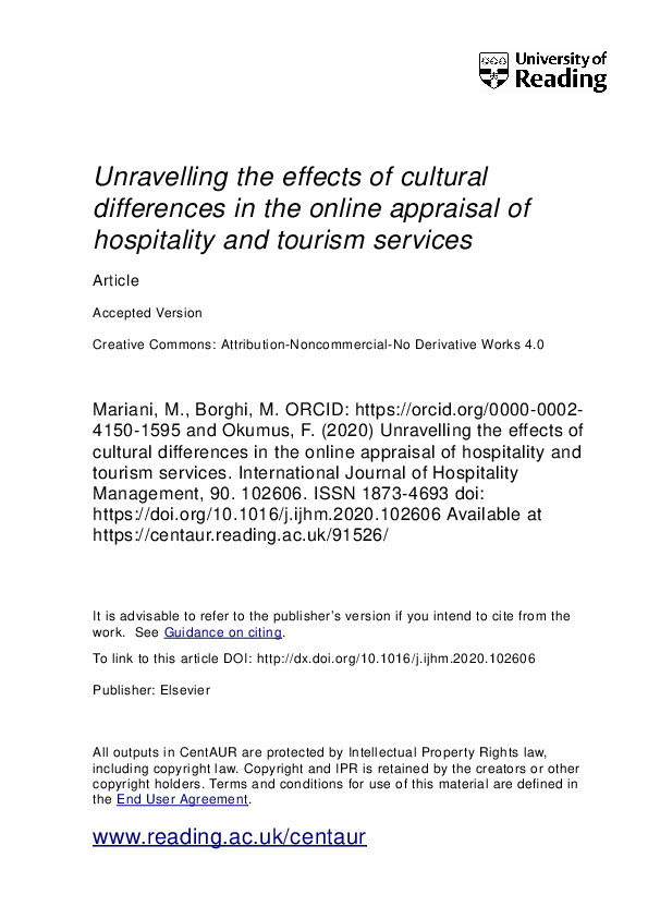 (PDF) Unravelling the effects of cultural differences in the online ...