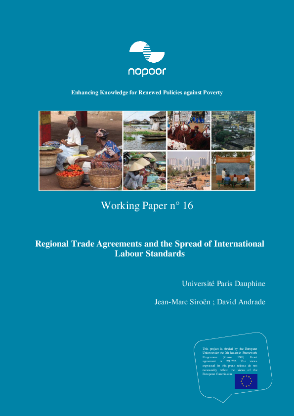 (PDF) Regional Trade Agreements and the Spread of International Labour ...