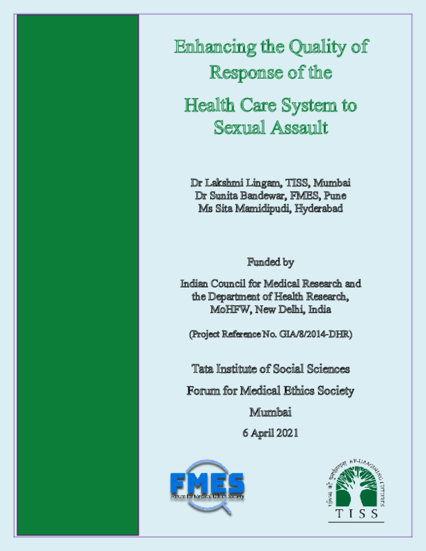 (PDF) Enhancing the Quality of Response of the Health Care System to ...