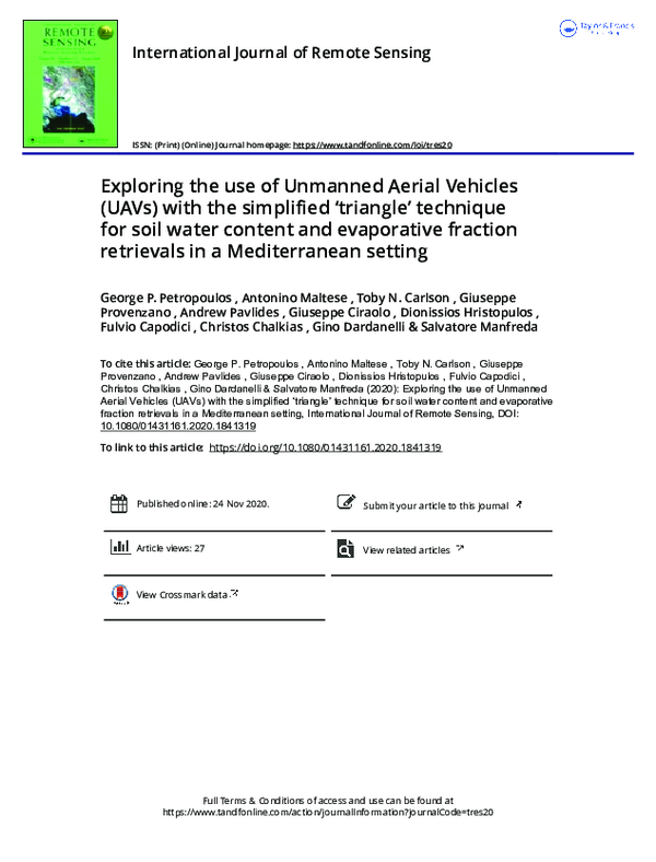 (PDF) International Journal of Remote Sensing