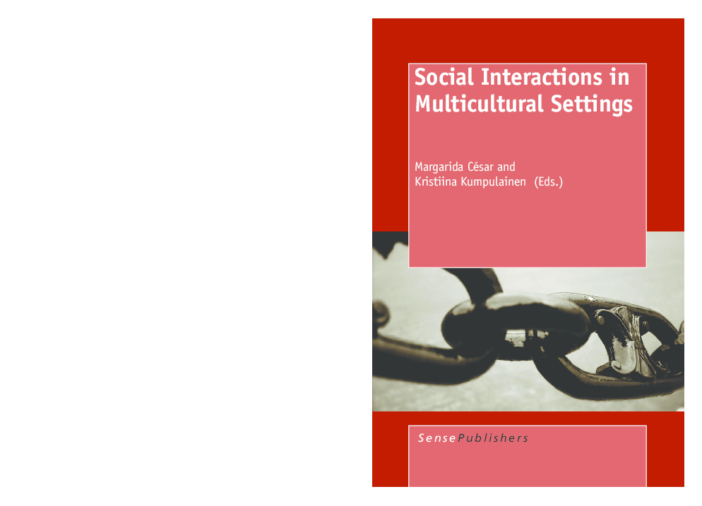 (PDF) Social interactions in multicultural settings