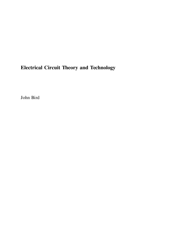 (PDF) Electrical Circuit Theory and Technology Igor Rayol Academia.edu