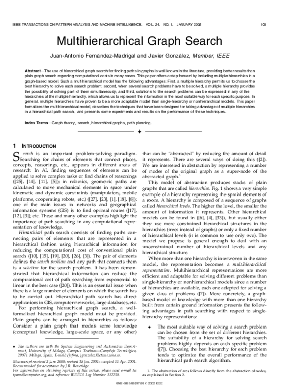 (PDF) Multihierarchical graph search