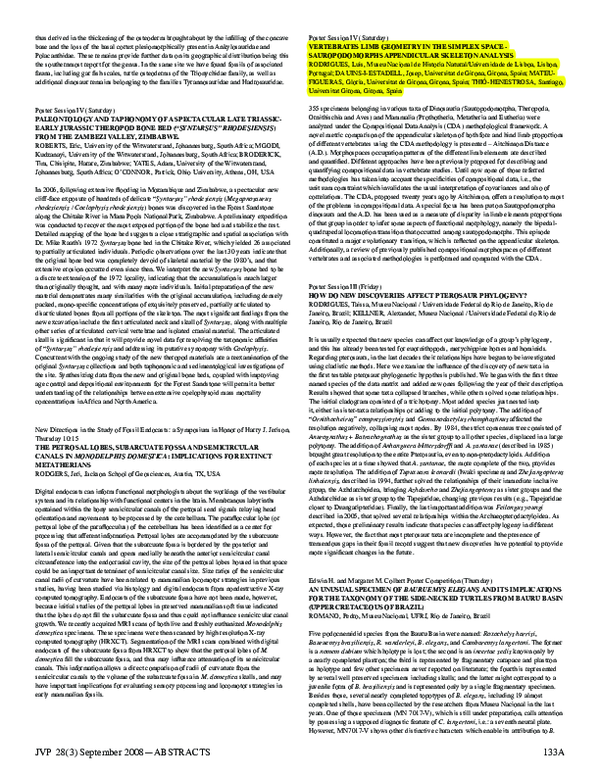 (PDF) Vertebrates limb geometry in the simplex space - sauropodomorphs ...