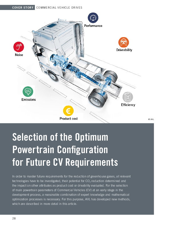 (PDF) Selection of the Optimum Powertrain Configuration for Future CV ...