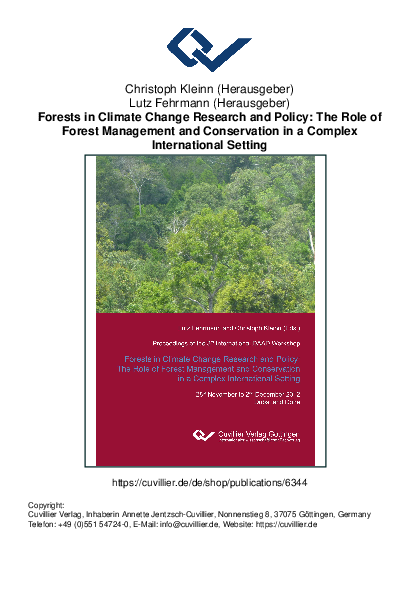 (PDF) Forests in Climate Change Research and Policy: The Role of Forest ...