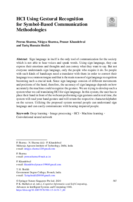 (PDF) HCI Using Gestural Recognition for Symbol-Based Communication ...