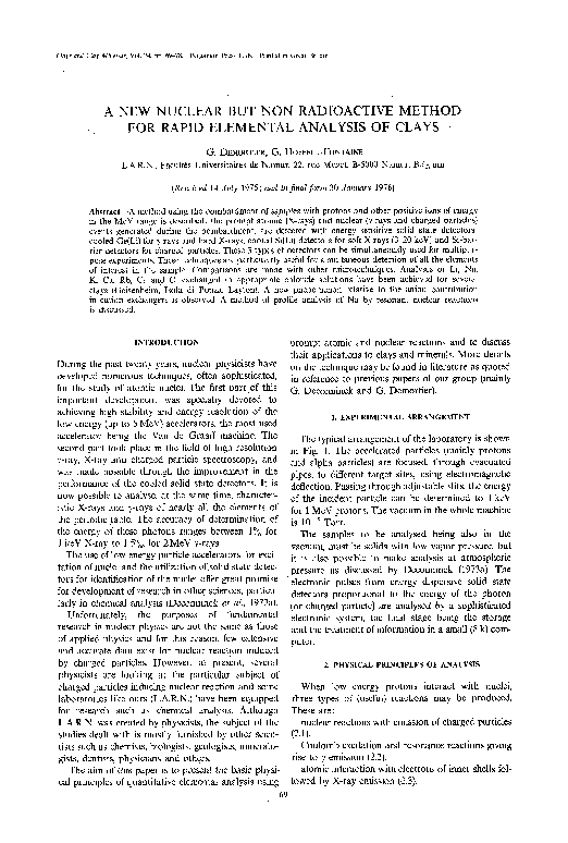 (PDF) A New Nuclear but Non Radioactive Method for Rapid Elemental ...