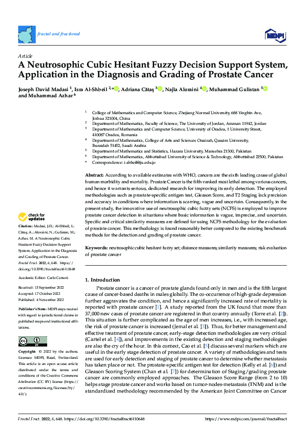 (PDF) A Neutrosophic Cubic Hesitant Fuzzy Decision Support System ...